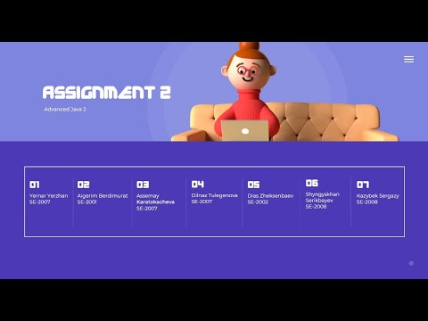 Advanced Java Programming 2 Assignment 2