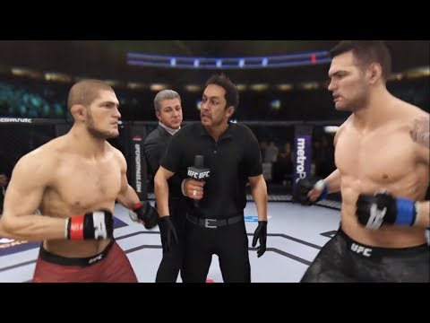 Khabib Nurmagomedov vs. Chris Weidman (EA sports UFC 3) - CPU vs. CPU