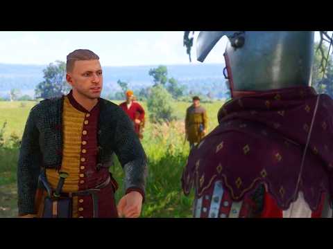 Czech version of staring scene with Pole Adder in Kingdom Come Deliverance 2