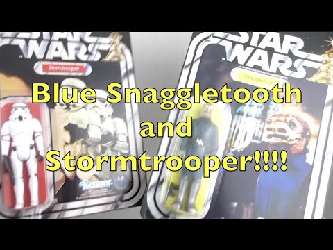 Vintage Style Blue Snaggletooth & Vintage Style Stormtrooper