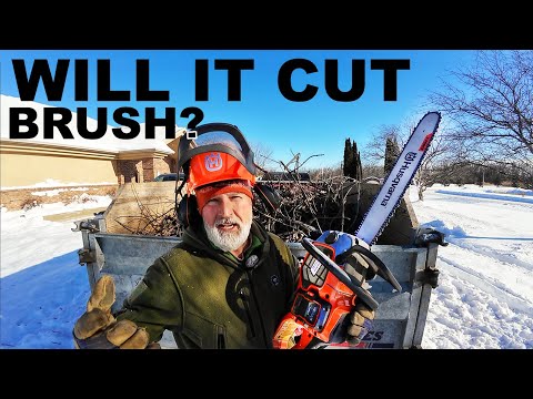 HUSQVARNA 550i CHAINSAW CAN IT CUT BRUSH?