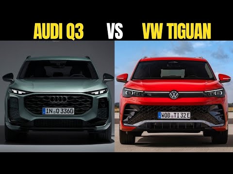 Audi Q3 2026 vs VW Tiguan 2025 – DER große SUV-Vergleich bis ins Detail!