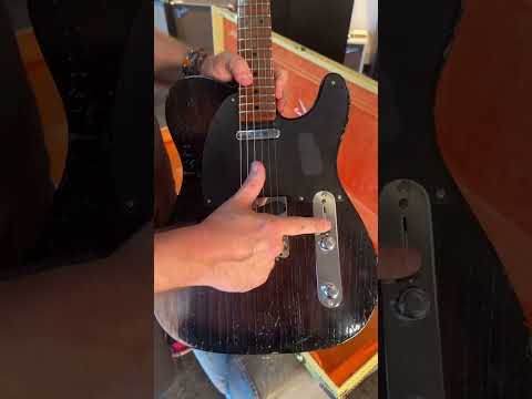 FENDER CUSTOM SHOP LIMITED EDITION ROASTED REVERSE '50S TELECASTER HEAVY RELIC ROASTED MAPLE NECK, EBONY TRANSPARENT image 9