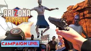 Campaign Level  Metaverse Quest || Zombie Fight Gameplay || (Arizona Sunshine Funny Moments)