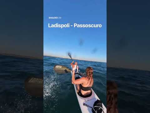 Discesa al vento fra ladispoli e passoscuro 18 nodi nord ovest onda 1,20 mt