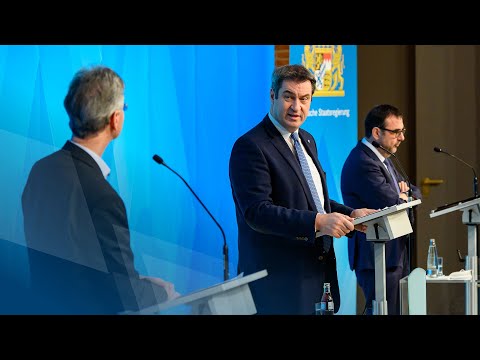 Video in Gebärdensprache: Pressekonferenz zur Corona-Pandemie (16. März 2021) - Bayern