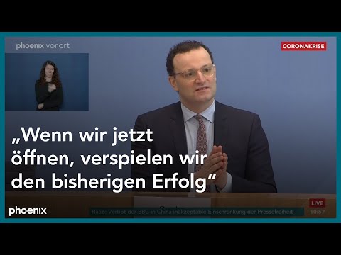 Pressekonferenz der Bundesregierung und des RKI zur aktuellen Corona-Lage am 12.02.21
