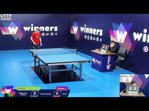 Skliarenko Andrey - Yurkov Artem. WINners. CUP Table Tennis 7 02.01.2021  09-15-11:45
