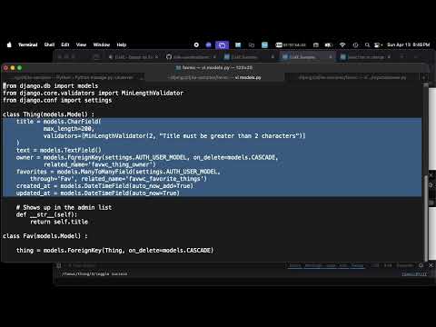 DJ 31.03 Django Many-to-Many Favorites with AJAX Implementation (34:18) thumbnail