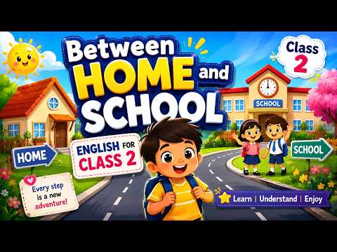 NCERT Explainer Between Home and School Video Lecture - English for Class 2