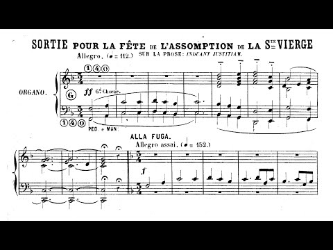 Guilmant: Postlude sur "Induant Justiciam" in F-Dur op. 50 Nr. 4
