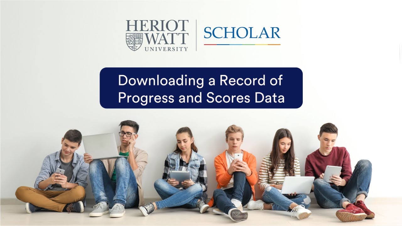 Downloading a Record of Progress and Scores Data