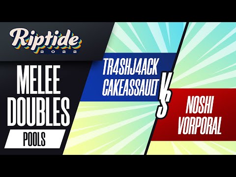 Tr4shJ4ck/CakeAssault vs. Noshi/Vorporal - Melee Doubles Pools - Riptide 2022
