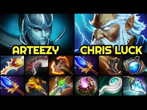 ARTEEZY vs CHRIS LUCK - Rapier Phantom Assassin vs Scepter Zeus 7.27 Dota 2