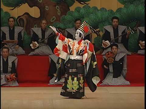 kabuki japanese dance  ＜Ayatsurisambaso＞ Ｎｏ，1