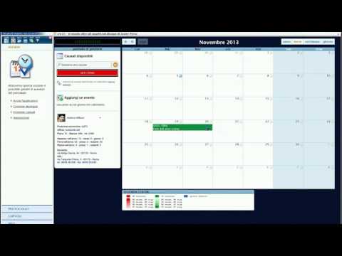 Agenda per ufficio realizzata in HTML5, CSS3 e jQuery + FullCalendar