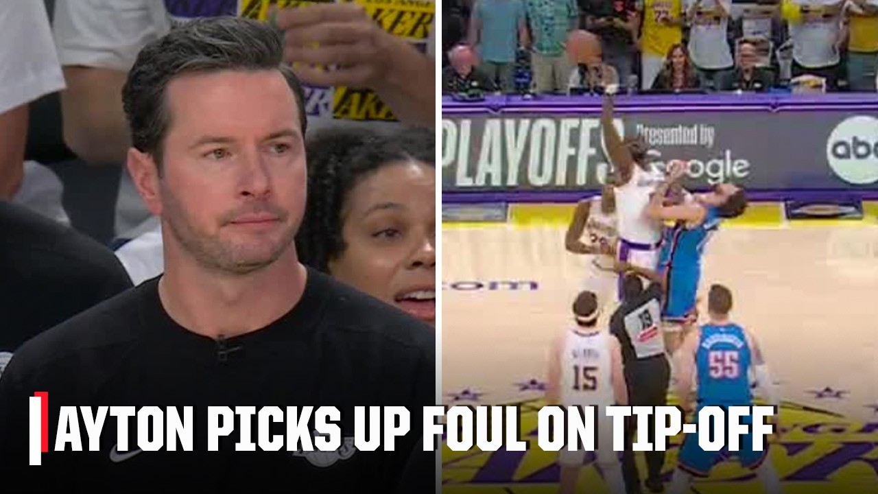 Deandre Ayton picks up a foul ONE SECOND into the game after the tip-off 😅 | NBA on ESPN