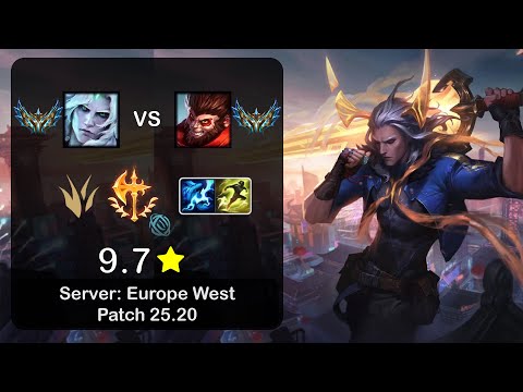 Viego Jungle vs Wukong - EUW Challenger - Patch 25.20