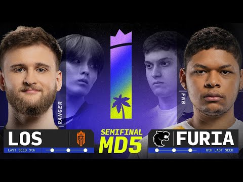 Los Grandes vs Furia - A LEI do EX FOI INSTAURADA! | Semifinais CBLOL