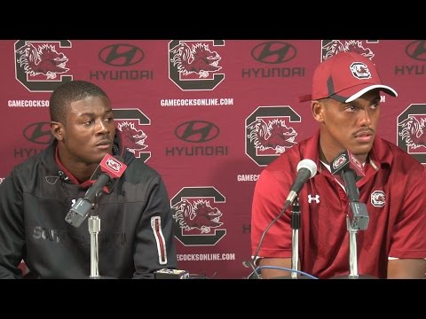 Rashad Fenton & T.J. Holloman Post-Game Press Conference (LSU) - 10/10/15