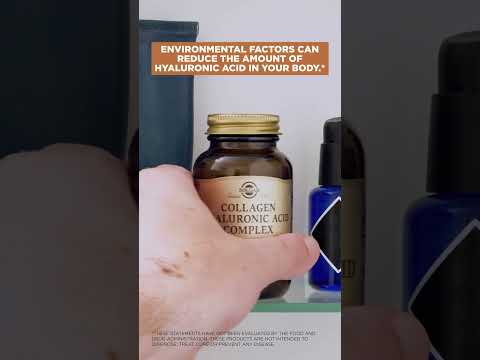 Гиалуроновая кислота с коллагеном Solgar Collagen Hyaluronic Acid Complex 120 мг, 30 таблеток, коллаген Солгар - фото 3 - id-p1618845187