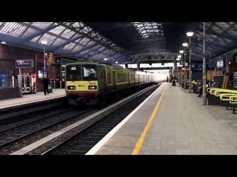 Irish Rail DART 8520 EMU departs Dublin Pearse for Malahide (24/2/17)
