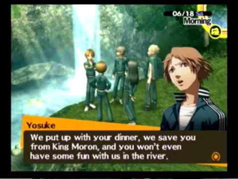 Let's Play Persona 4 Pt. 44 Oh Brosuke! (Camping Trip 2/2)
