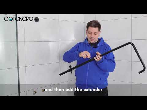 Gotonovo Exposed Shower System the Wall Extension tube for Tub Mount