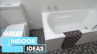 DIY: Creative small bathroom makeover on a budget