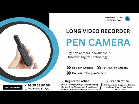 Long Video Recording Pen Camera