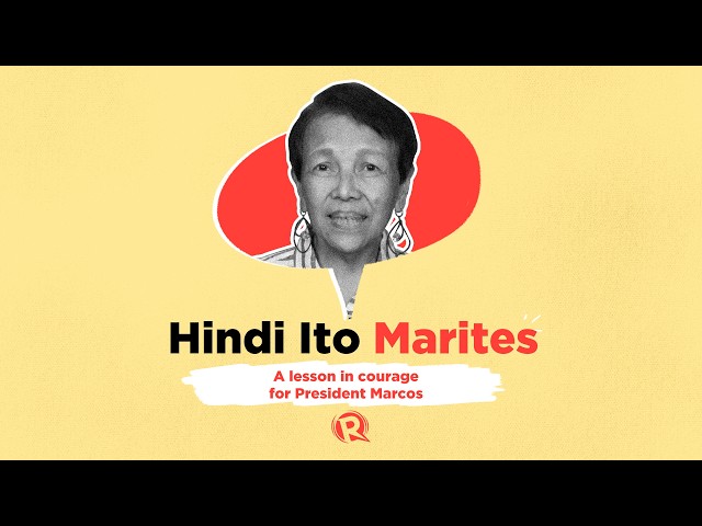 A lesson in courage for President Marcos