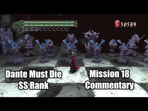 Devil May Cry 3 HD - Dante Must Die SS Rank - Mission 18 with Commentary