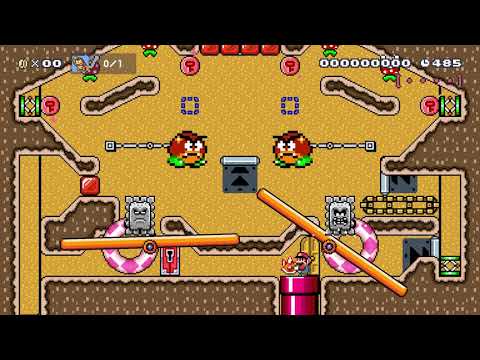 Super Mario Maker 2 🔧 Boom Boom Pinball 🔧 by Smeeed
