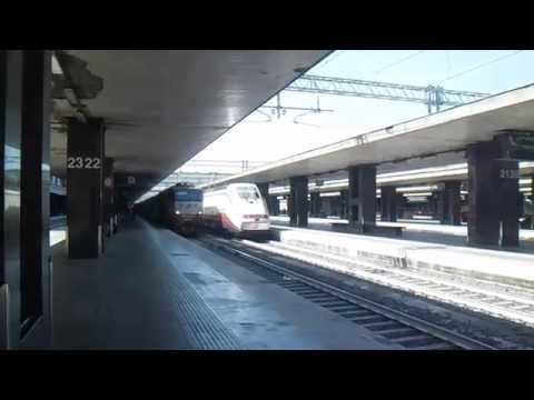 E656.091 in partenza con l' IC 518 "Tirreno" Roma Termini - Ventimiglia