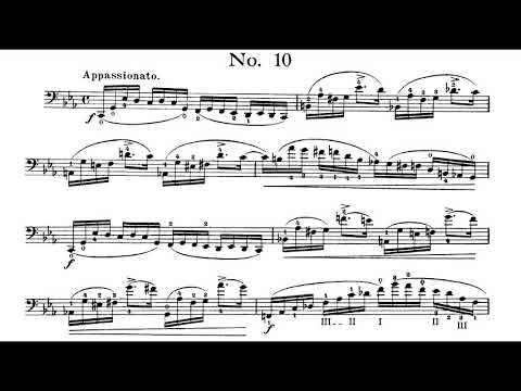 David Popper - Op.73, Étude No.10 Hohe Schule des Violoncello-Spiels