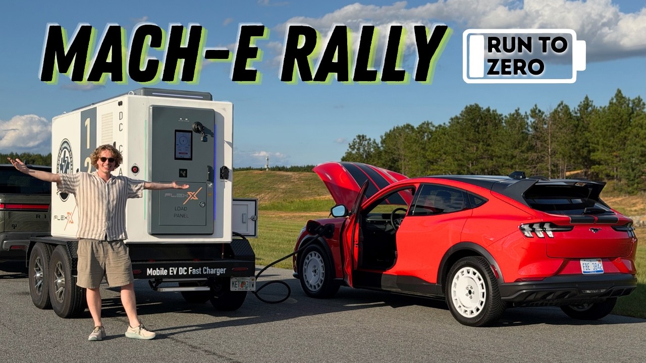 Ford Mustang Mach-E Rally during Out of Spec Testing's run-to-zero test