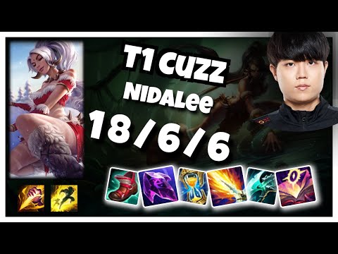 Nidalee vs Lillia T1 Cuzz JUNGLE (18/6/6) - v11.1