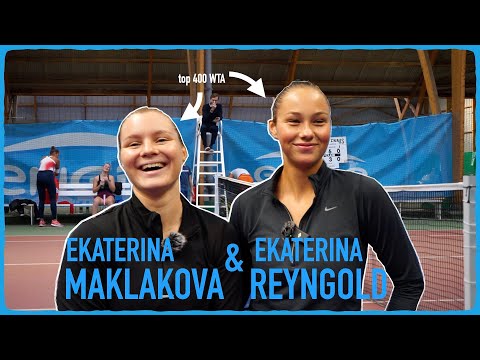 Courtside chat #3 ft. Ekaterina Reyngold & Ekaterina Maklakova