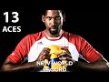 Wilfredo Leon Destroys Serbia with 13 Aces | VNL 2021 | New Record in Volleyball History