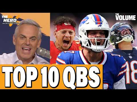 Colin Cowherd’s TOP 10 NFL QBs for 2026 season + Aaron Rodgers | THE HERD