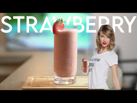 How to make a Strawberry Smoothie | With Ninja Blender