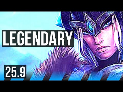 SEJUANI vs IRELIA (MID) | Legendary, 40k DMG, 500+ games | KR Diamond | 25.9