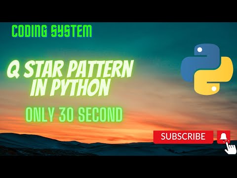 Q Star Pattern In Python For Loop Star Patterns Python3 Star Patterns Q Pyramid Shape In Python