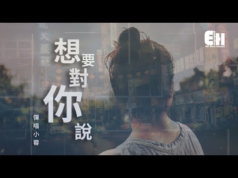 彈唱小蓉 - 想要對你說『我有多愛你多想你，一字一句都刻在我心裡。』【動態歌詞Lyrics】