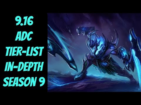 9.16 ADC Tier List In-Depth -- League of Legends