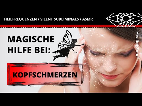 ASMR deutsch // Schmerzlösende ASMR Frequenzmusik mit Silent Subliminals bei Kopfschmerzen & Migräne