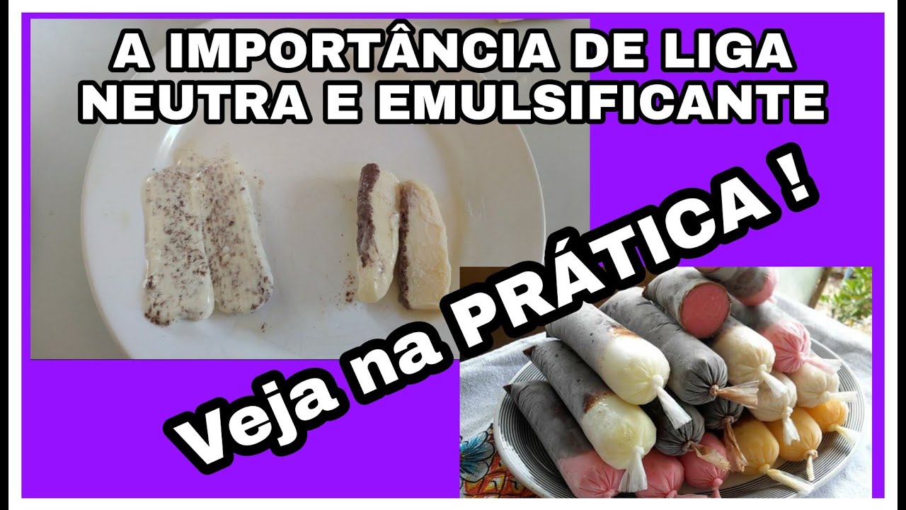 porquê usar liga neutra e emulsificante?