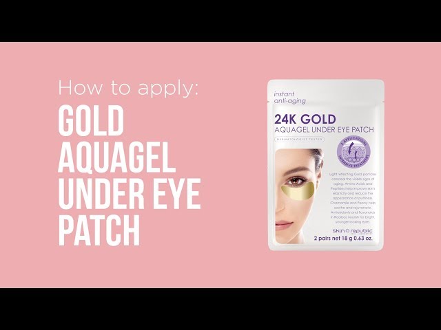 Video Teaser für Skin Republic Gold Aquagel Under Eye Patch