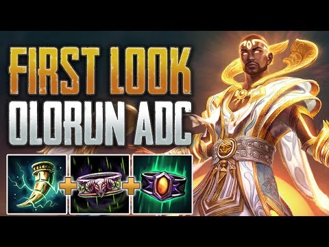 First Look | Olorun ADC Gameplay (SMITE Conquest)