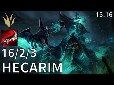 Hecarim Jungle vs Sylas - EUW Master | Patch 13.16